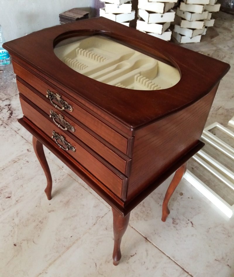 کنسول قاشق و چنگال پایه دار لوکس باکس کد k336 - تصویر 3