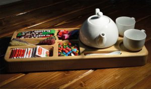 استند پذیرایی چوبی لوکس باکس کد 4