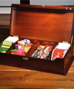 جعبه چوبی چای و دمنوش لوکس باکس کد130