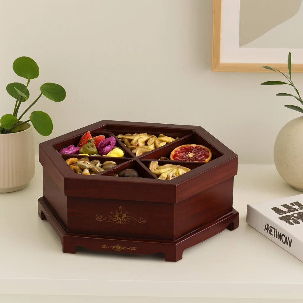 جعبه چوبی پذیرایی لوکس باکس کد 285