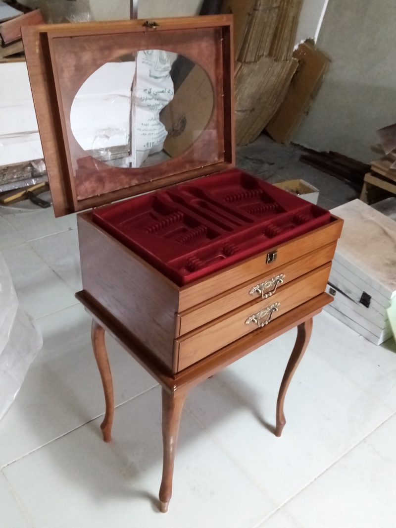 کنسول قاشق و چنگال پایه دار  لوکس باکس کد K35 - تصویر 3