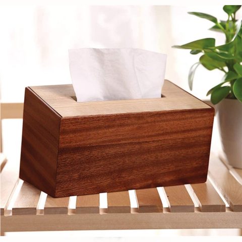 جعبه چوبی دستمال کاغذی لوکس باکس کد901