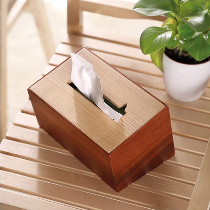 جعبه چوبی دستمال کاغذی لوکس باکس کد901 - تصویر 4