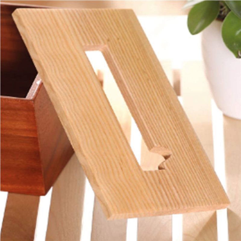 جعبه چوبی دستمال کاغذی لوکس باکس کد901 - تصویر 5