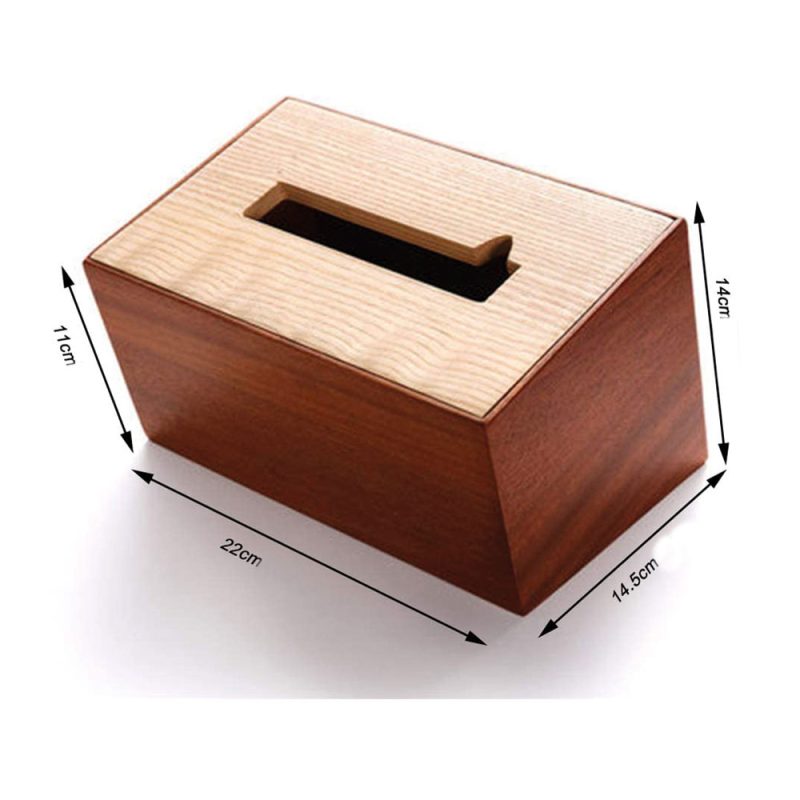 جعبه چوبی دستمال کاغذی لوکس باکس کد901 - تصویر 6