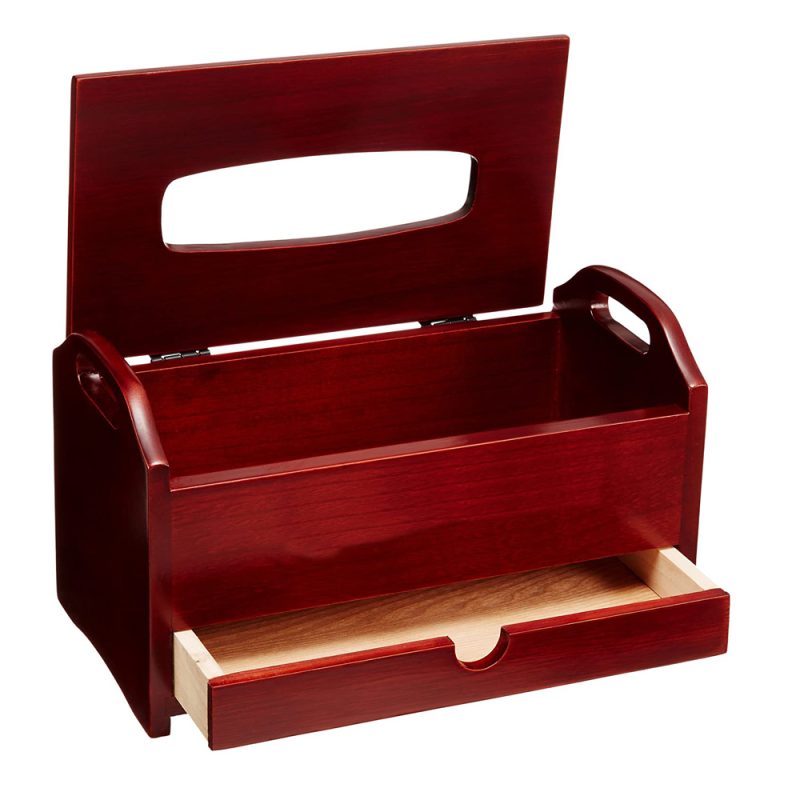 جا دستمال کاغذی چوبی لوکس باکس کد 902 - تصویر 2