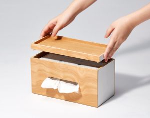 جعبه چوبی دستمال کاغذی  لوکس باکس کد 592