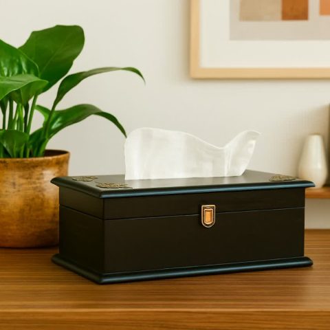 جعبه چوبی دستمال کاغذی کد 242