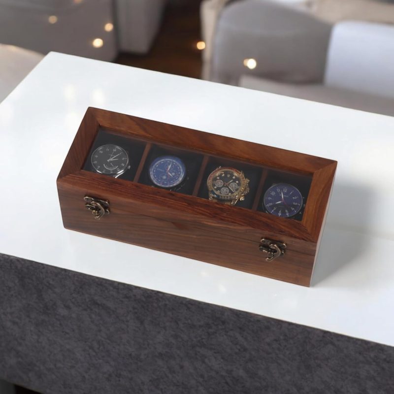 جعبه چوبی ساعت لوکس باکس کد 605 - تصویر 3