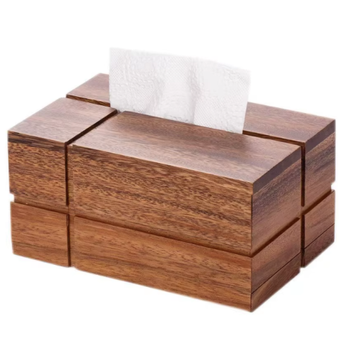 جعبه چوبی دستمال کاغذی کد 915