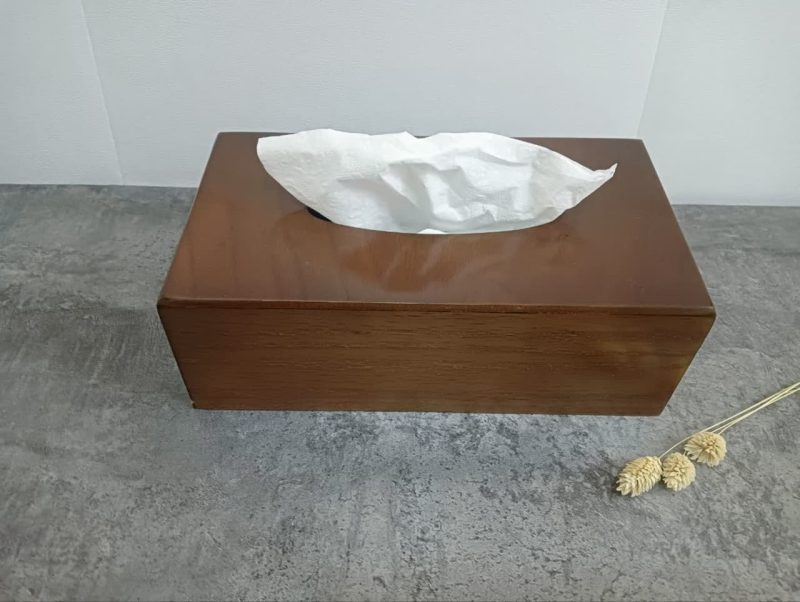 جعبه چوبی دستمال کاغذی کد 918