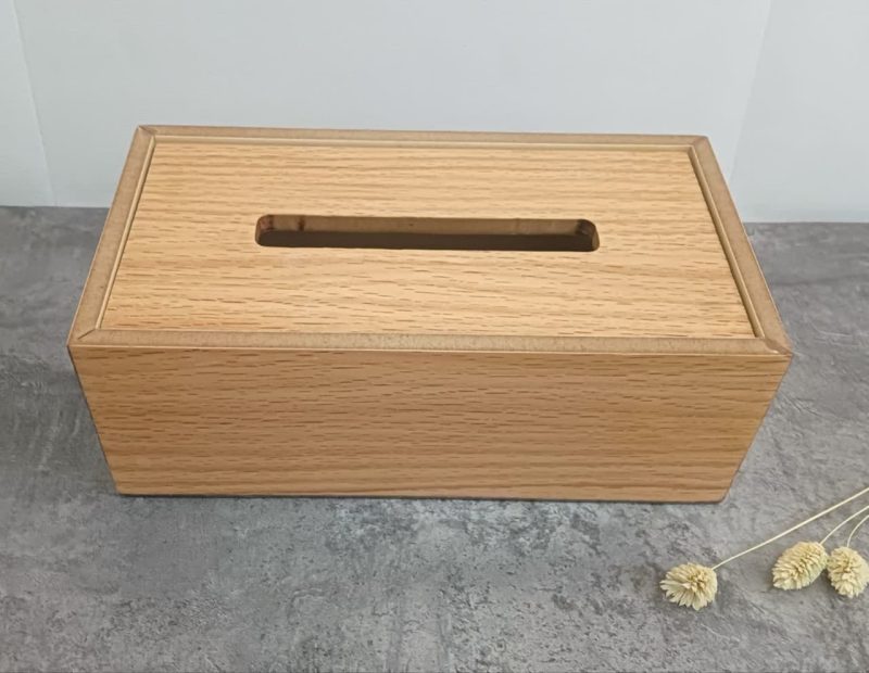 جعبه چوبی دستمال کاغذی کد 920 - تصویر 2