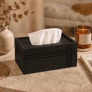 جعبه چوبی دستمال کاغذی کد 915