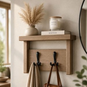 آویز چوبی لباس لوکس باکس کد a3001