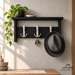 آویز چوبی لباس لوکس باکس کد a5002